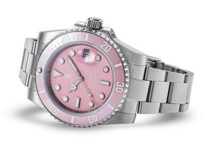 BAPE A Bathing Ape Type 1 Bapex Watch (2022) Pink Silver