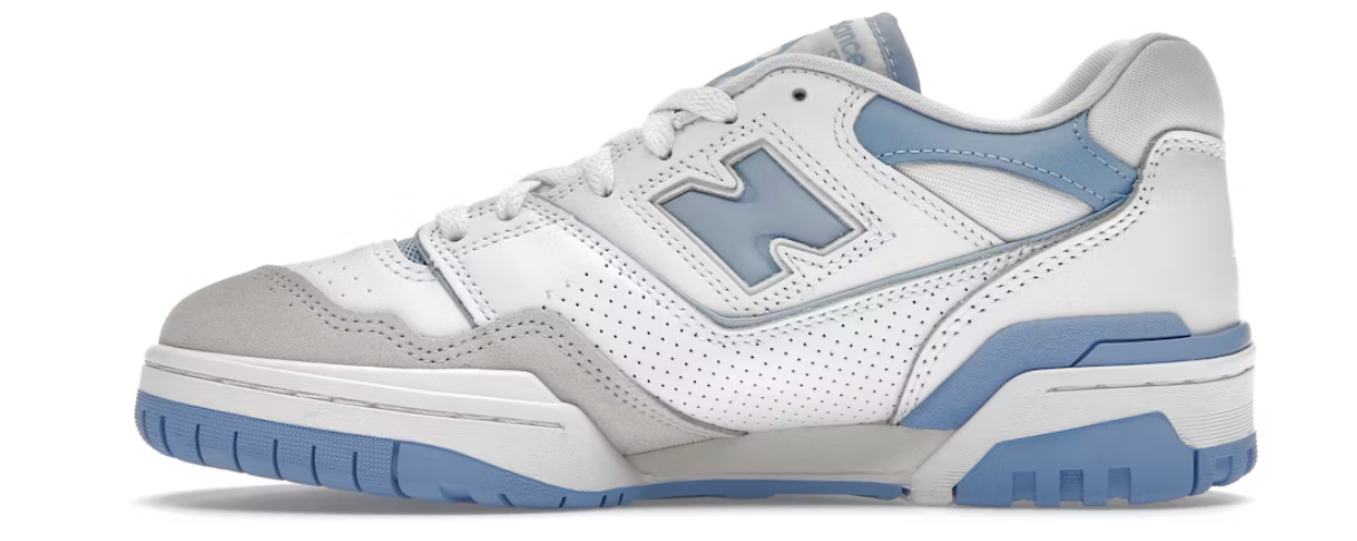 New Balance 550 White Blue Haze Rain Cloud