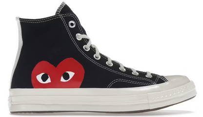 Converse Chuck Taylor All Star 70 Hi Comme des Garcons PLAY Black