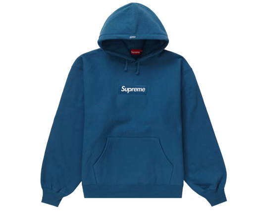 Supreme Box Logo Hooded Sweatshirt (FW23) Blue