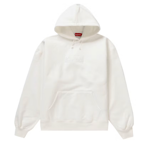 Supreme Box Logo Hooded Sweatshirt (FW23) White