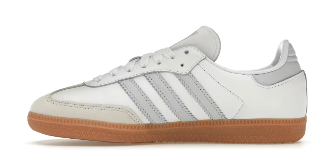 Adidas Samba OG White Halo Blue Gum (Women's)