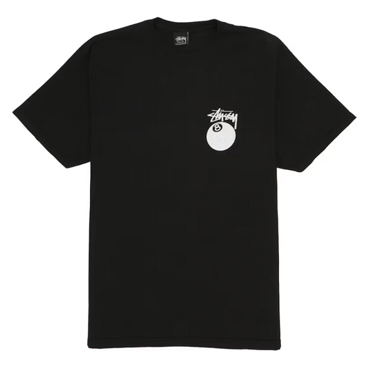 Stussy 8 Ball Pigment Dyed Tee Black