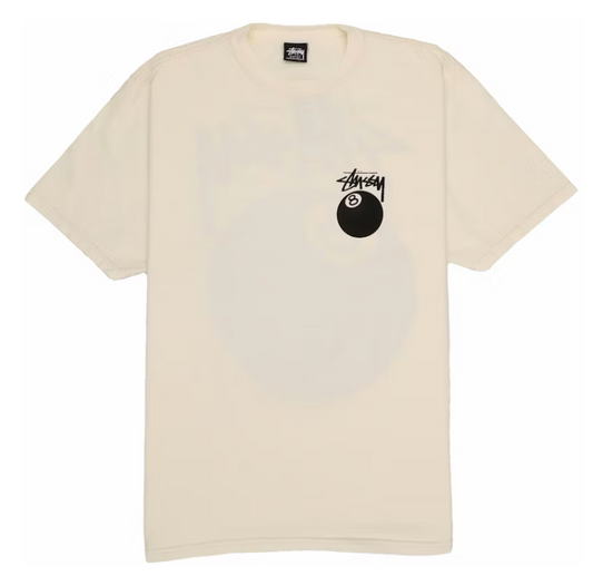 Stussy 8 Ball Pigment Dyed Tee Natural