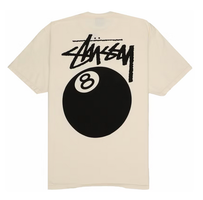 Stussy 8 Ball Pigment Dyed Tee Natural