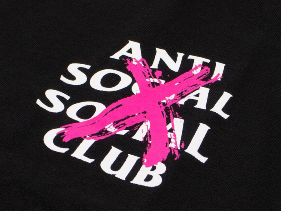 Anti Social Social Club Cancelled T-shirt Black