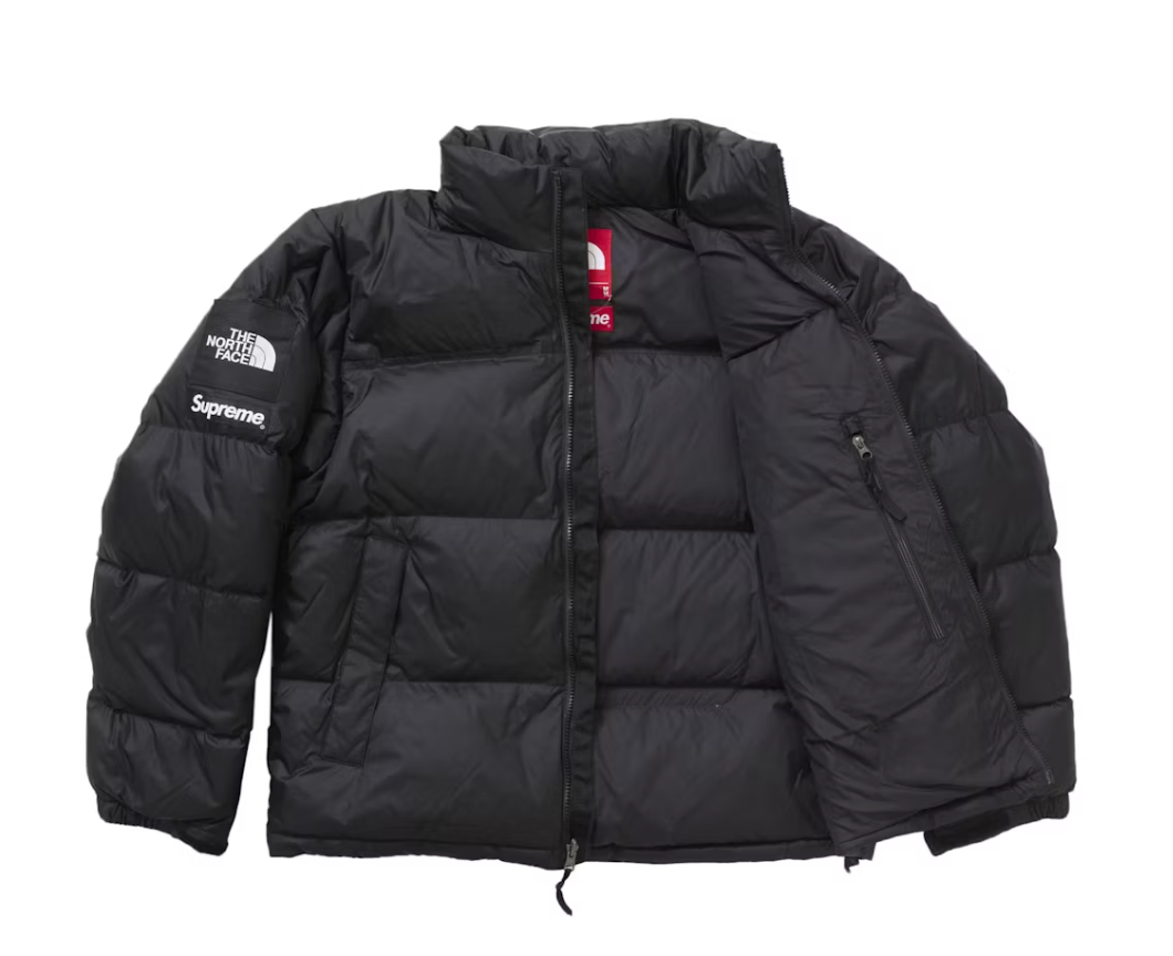 Supreme The North Face Nuptse Jacket Black