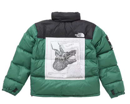 Supreme The North Face Nuptse Jacket Green