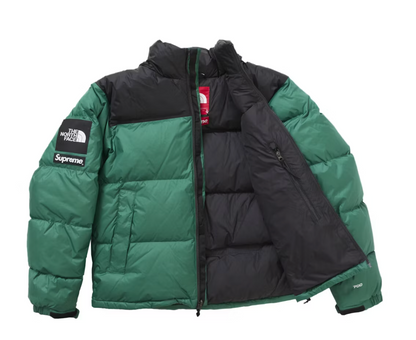 Supreme The North Face Nuptse Jacket Green