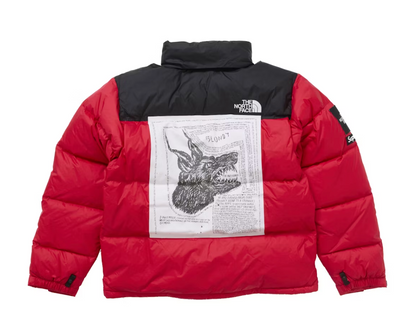 Supreme The North Face Nuptse Jacket Red