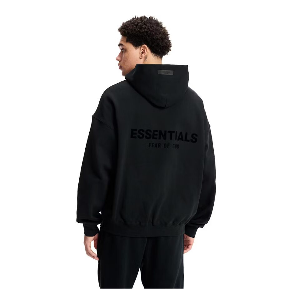 Fear of God Essentials Pullover Chest Logo Hoodie Stretch Limo/Black