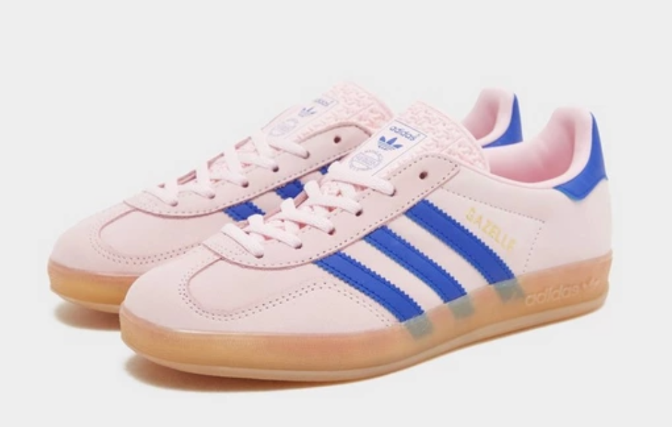 adidas Gazelle Indoor Clear Pink Lucid Blue (Women's)