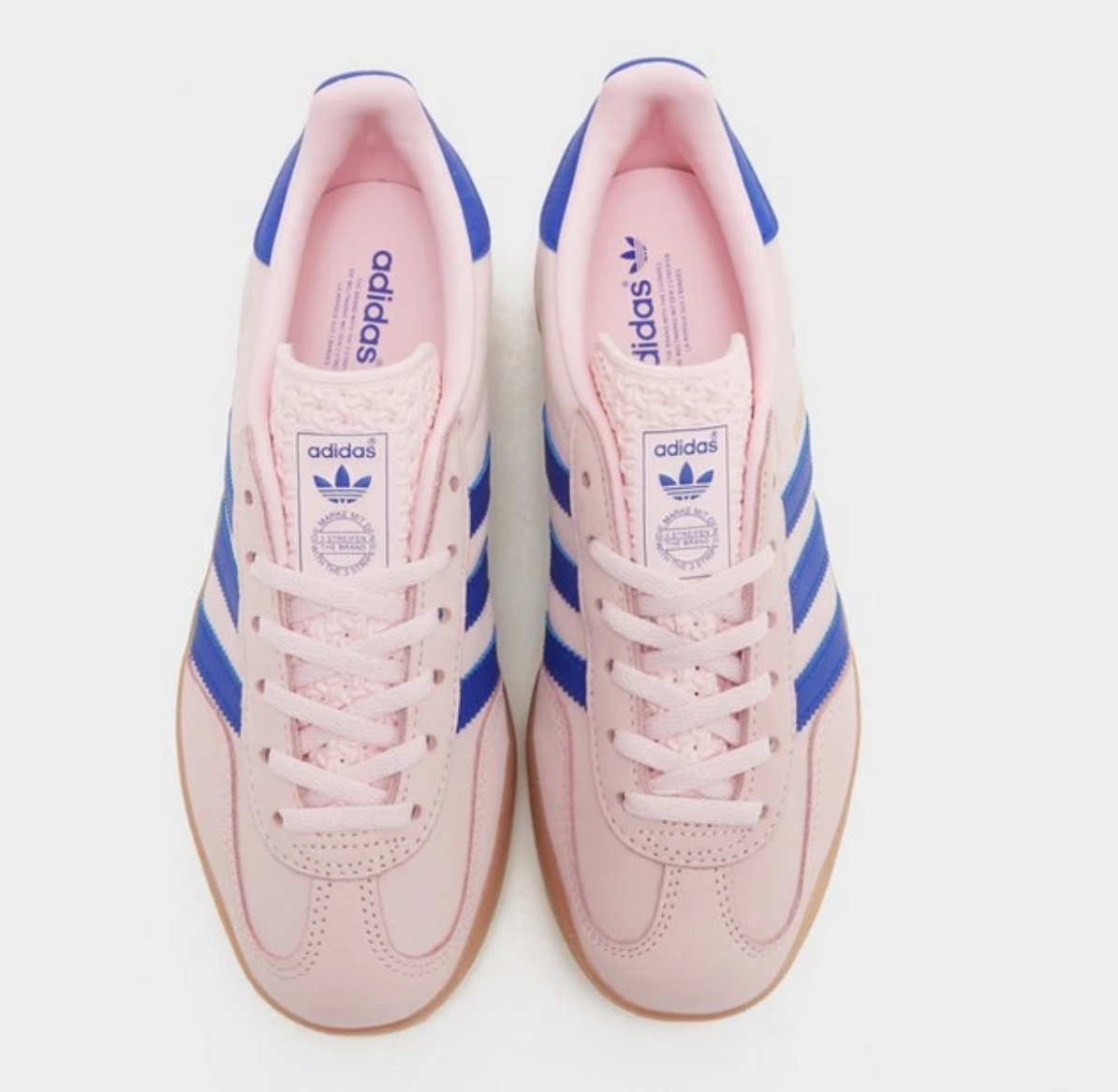 adidas Gazelle Indoor Clear Pink Lucid Blue (Women's)