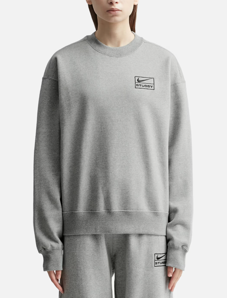 Nike x Stussy Wash Crew Fleece