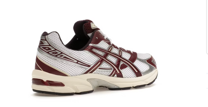 ASICS Gel-1130 White Maroon Banner