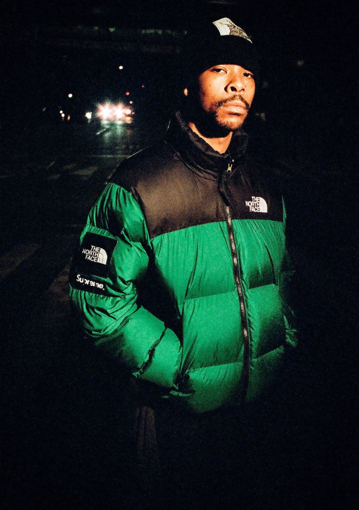 Supreme The North Face Nuptse Jacket Green