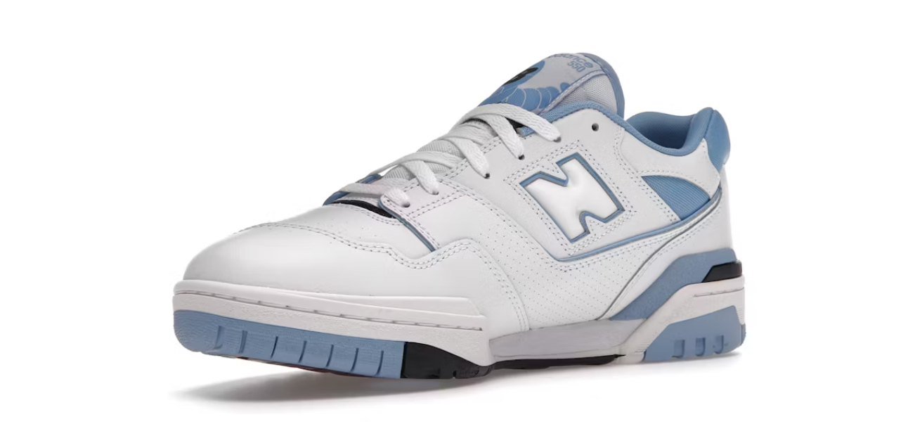 New Balance 550 UNC White University Blue