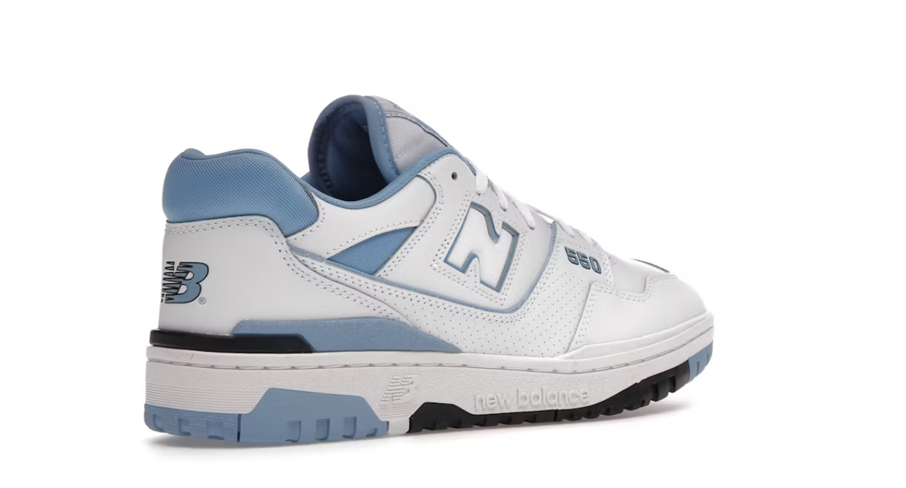 New Balance 550 UNC White University Blue