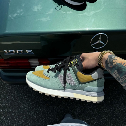 New Balance 574 Legacy Stone Island Light Green